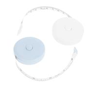 LALAFINA 2pcs Soft Measuring Tape Compact Portable Sewing Tape Measure Flexible Mini Ruler for Home Office Travel with Markings and Retractable Design