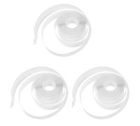 LALAFINA 3 Rolls Waterproof Thermal Label Tapes White Rectangular Self-Adhesive Labels for Home and DIY Use with Pricing and Marking Features