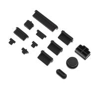 LALAFINA 3 Set Dust Plug Computer Port Plug Silicone Cover for Gaming Accessories for Setup Prevent Dust from Entering The Computer Cover Compatible Awdm and Awqf Laptop