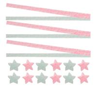 LALAFINA 300pcs Lumious Star Papers Origami Star Folding Papers Assorted Color Glow in The Dark Not Easy to Break for DIY Craft Entertainment Random Color