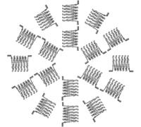 LALAFINA 30pcs Plastic Military Diorama Barbed Wire Obstacles with Strong Detailing and Quick Assembly, Silver Protection Net for War Diorama Layout and Army Fort Playsets