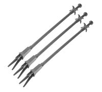 LALAFINA 3pcs Aquarium Tweezers with Long Handle Design for Deep Cleaning and Planting, Professional Plastic Feeding Tongs Suitable for Fish Tank Cleaning and Aquatic Plants