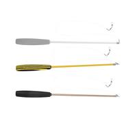 LALAFINA 3pcs Cat Teasing Stick Cat Fishing Pole Three-sections Design Stimulates Interest Trains Instinct DIY Interactive for Random Color