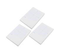LALAFINA 3pcs Graph Paper Pad for Math Practice Geometry and Calculus Lightweight and Portable Design for Students and Engineers White