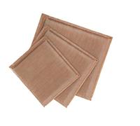 LALAFINA 3pcs Heat Press Pillows for Evenly Distributing Heat and Pressure Brown Polyester and Foam Transfer Pillows