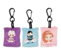 LALAFINA 3pcs Keychain Eyeglass Cleaning Cloth with Microfiber Lens Wipes for Phone Camera Laptop Screens and Delicate Surfaces Portable Screen Cleaner