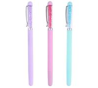 LALAFINA 3pcs Nail Art Dotting Pen Set for Women Manicurists, Plastic Rhinestones Picker Tools, Easy to Apply and Safe to Use, for Home Use and Salon Nail Art