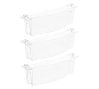 LALAFINA 3pcs Range Hood Oil Drip Pan Plastic Grease Cup Replacement Collection Tray Oil Cup for Home Kitchens Restaurants