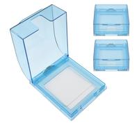 LALAFINA 3pcs Waterproof Wall Socket Cover Box for Bathroom and Living Room, Plastic Protective Outlet Protector Guarding Against Water, Oil, and Debris, Suitable for Wall Socket