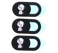 LALAFINA 3Pcs Webcam Privacy Covers Protective Stickers for Laptop Computer Peeping Security Patches Adorable Dog Design Compact and Easy to Use for Protecting Your Privacy