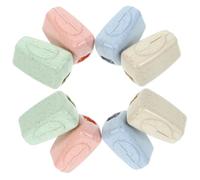 LALAFINA 40pcs Travel Toothbrush Covers Made from Wheat Straw, Fits Comfortably and Easy to Use, for Hiking and Business Trips, Dust Caps to Protect Toothbrush Heads