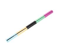 LALAFINA 4in1 Travel Makeup Brush Set for Women with Nylon Eyebrow, Eyeshadow, Lip Brushes, Easy to Carry and Store, for On-the-go Touchups