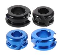 LALAFINA 4Pcs Archery Peep Sight Metal Tubing for Compound Bow, 1/4" 3/16" Sizes, Compatible Bow Accessories for Outdoor Use