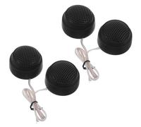 LALAFINA 4pcs Car Stereo Dome Tweeter 20w 4 Ohm Black Replacement Speaker | 2k to 25khz Response, 300w Max Rating, Horn Driver for Factory Car Speakers and A-pillar Trim