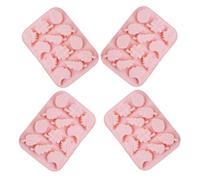 LALAFINA 4pcs Leaf Silicone Candle Making Art Mold with 12-Slot Ginkgo and Leaf Patterns, Nondeforming and Reusable, for DIY Scented Candles and Art Craft Projects at Parties