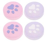 LALAFINA 4pcs Luminous Silicone Cat Claw Thumb Grip Caps Animal Theme Joystick Covers Compatible with Switch Controllers, Cute Night Glow Thumbstick Covers for Gaming Accessories