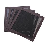 LALAFINA 4pcs Magnetic Frame Computer Fan Dust Filter Mesh Covers Lightweight Dustproof Grill for PC Case Cooling Fans Easy Attachment and Removal Fits Chassis