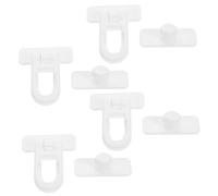 LALAFINA 4pcs Safety Lock Multi Functional Refrigerator Cabinet Oven Lock Durable Easy Install Door Latch for Home Daycare Protects from Harm