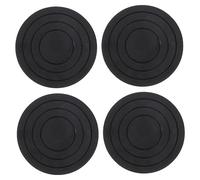 LALAFINA 4pcs Shockproof Furniture Feet Pads for Washing Machines Durable Slip Raising Foot Pads for Home Appliances Sturdy Vibration Reduction Easy to Install Moisture Prevention