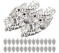 LALAFINA 50pcs Antique Head Charms Bulk for Jewelry Making DIY Bracelets Keychains Earring Accessories Animal Pendants for Crafting
