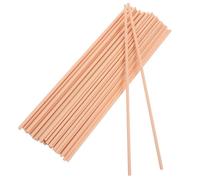 LALAFINA 50pcs Fiber Diffuser Sticks Aroma Sticks 4mm Glue-free Fiber Quick Aroma Release Portable Design Khaki for Car and Home Essential Oil Diffuser