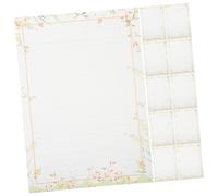 LALAFINA 50pcs Vintage Writing Paper Elegant Thickened Lined Letter Paper for Love Letters and Stationery Retro Style Writing Supplies for Thank You Notes Poems Invitations and Traditional