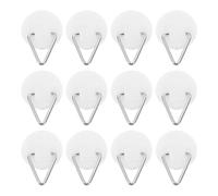 LALAFINA 50pcs Wall Hangers for Home Wall Hanging, Sturdy Invisible Photo Frame Hangers with No Visible Marks, Silver Pp and Iron Decorative Plate Holder Hooks