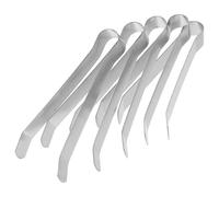 LALAFINA 5pcs Candle Extinguishing Clamp Wick Clamp Stainless Steel Lightweight Fire Safety Tool to Lengthen Candle Life and Prevent Wick Smoldering