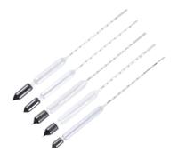 LALAFINA 5pcs Glass Density Hydrometer Pack Accurate Glass Float for Aquarium Tank Wine Making Specific Gravity