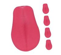 LALAFINA 5pcs Realistic Artificial Dog Tongue Accessories Fake Tongue for Plush Crafting DIY Halloween Spooky Prank Props for Themed Parties and