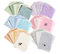 LALAFINA 6 Sets Textured Decorative Paper for Scrapbook Crafting Smooth Surface Journal Material for Layering Easy to Cut Vintage DIY Scrapbook Supplies for Memory Keeping and Creative