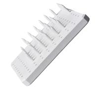 LALAFINA 60pcs Clay Nails Pottery Kiln Tools Ceramic Pottery Kiln Nail Aluminium Oxide Silicon Dioxide Material White Colour Reduce Waste Ceramic Firing Yield for Glass Manufacturing