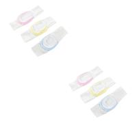 LALAFINA 6pcs Cotton Newborn Diaper Tape Safety Belt Elastic Reusable Liners Fasteners for Changing