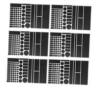 LALAFINA 6pcs Light Dimming Stickers Blackout Covers Self-adhesive LED Light Diffuser Tape for Routers Monitors and Electronics Energy Saving Film