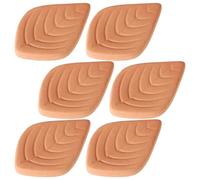 LALAFINA 6pcs Terracotta Sugar Keeper Reusable Sugar Saver 1.97x1.38x0.28in Leaf Shape Coffee Colour Reusable Softener Keep Brown Fresh and Moist Food Storage Containers