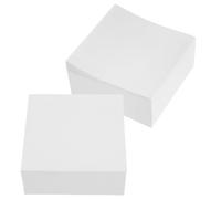 LALAFINA 800 Sheets Non Sticky Memo Pad Blank Paper Square 800pcs White | Smooth Writing Surface, Pure White Paper, Suitable for Meeting Notes and Sketches, for Project Managers and Study Sessions