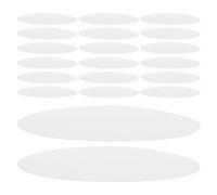 LALAFINA 80pcs White Cardstock Circles for Craft Paper 250 GSM Thick Round Paper for Making Thank You Notes and Creative Play Multi-Media Friendly Blank for Classroom Decoration