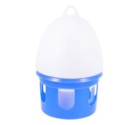 LALAFINA 8l Pigeon Water Feeder with Hanging Container, Blue and White Dove Water Drinker for Bird Cages, Large Capacity Self Watering Tool for Pet Pigeons and Doves