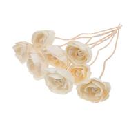 LALAFINA 8pcs Aroma Diffuser Sticks with Rattan Vine and Dried Flowers, Reed Diffuser Refill for Home and Office Fragrance, Natural Aromatherapy Decoration