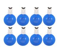 LALAFINA 8pcs Automatic Poultry Drinking Bowl Blue Plastic Cup with No Mess Drinker and Effortless Installation for Chickens and Ducks in Livestock Coop or Farm