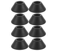 LALAFINA 8pcs Replacement Rubber Cane Ends for Walking Stick and Walker with Strong Traction and Stable Support, 1.2cm Central Hole Non Slip Rubber Tips Suitable for Indoor and Outdoor Use
