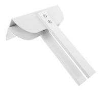 LALAFINA Adjustable Iron Bifold Door Lock White Minimalist Elegant Simplicity Versatile Fit User-Friendly Operation Safety for Closet and Bifold Doors