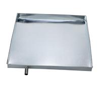 LALAFINA Air Conditioner Drain Pan Sturdy Galvanized Iron Drip Tray for Ac Units Indoor Outdoor Use Prevents Water Leakage Versatile and Easy to Store for Washing Machine Drainage