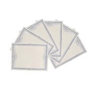 LALAFINA Award Certificate Paper 6 Pack of A4 12k Inner Page Cores Blank Paper Core Material Easy to Write Print Elegant Design