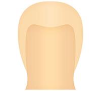LALAFINA Bald Cap Makeup Bald Cap for Wig Bald Cap for Men Costume Makeup Bald Cap Latex Bald Head for Halloween Cosplay Party, Flesh Color, 29X18cm