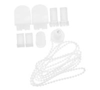 LALAFINA Beaded Pull Chain Roller Blind Repair Fitting Kit Versatile Clutch Bracket Side Pulley for Treatment Adjustments Compatible with Various Curtain Types