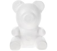 LALAFINA Bear Shape Foam Modelling 35Cm White Polystyrene Craft for Christmas DIY Pendant and Wall Decoration
