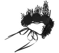 LALAFINA Black Baroque Crown Headband Halloween Hair Accessory for Women, Comfortable Cloth Versatile Vintage Gothic Style Hairband Suitable for Halloween and Model Shows