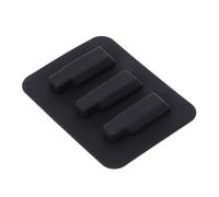 LALAFINA Black Silicone Guitar Mute Pad Easy to Carry and Reduces Volume for Acoustic Classical Guitar Ideal for Quiet Practicing in Apartments
