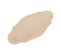 LALAFINA Blank Bamboo Door Hanger Sign with Open Closed Flip Design, Sturdy Bamboo Material Resisting Warping and Fading, Suitable for Commercial Settings and Studios, for Creative